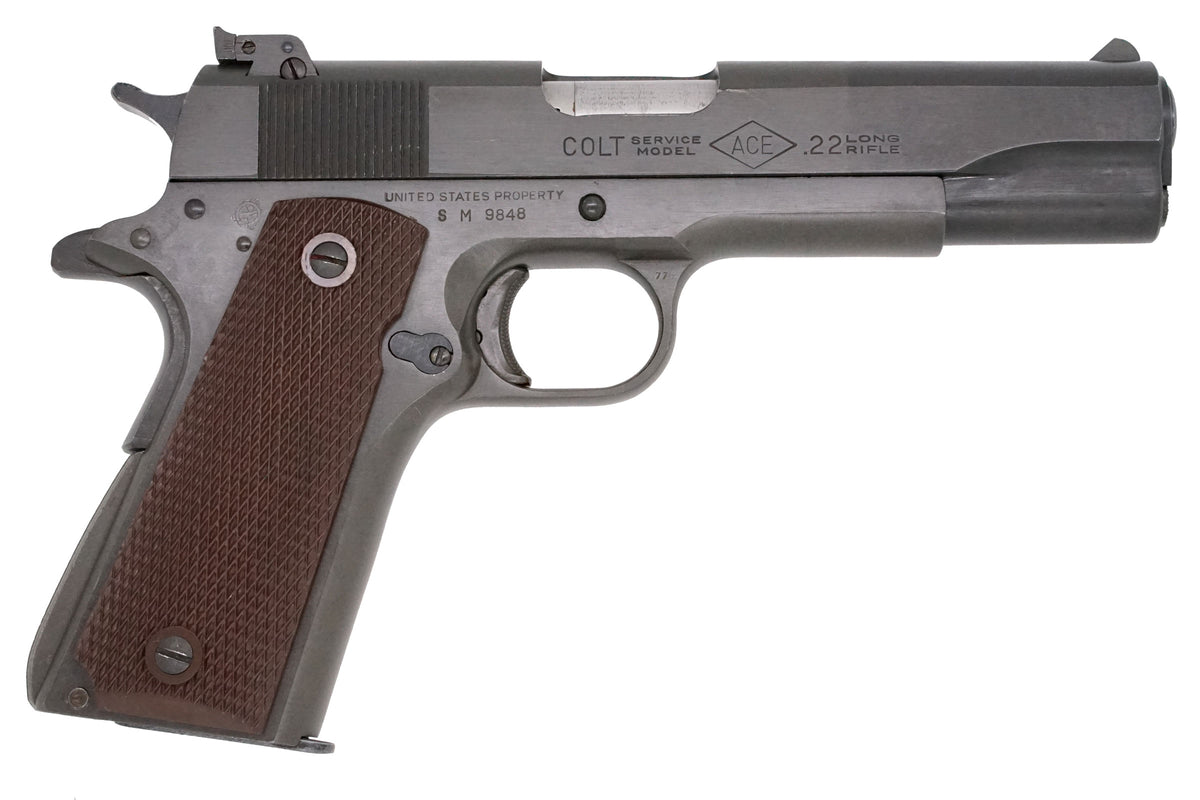 Colt Service Model Ace 22LR SN:SM9848 MFG:1945 NAVY