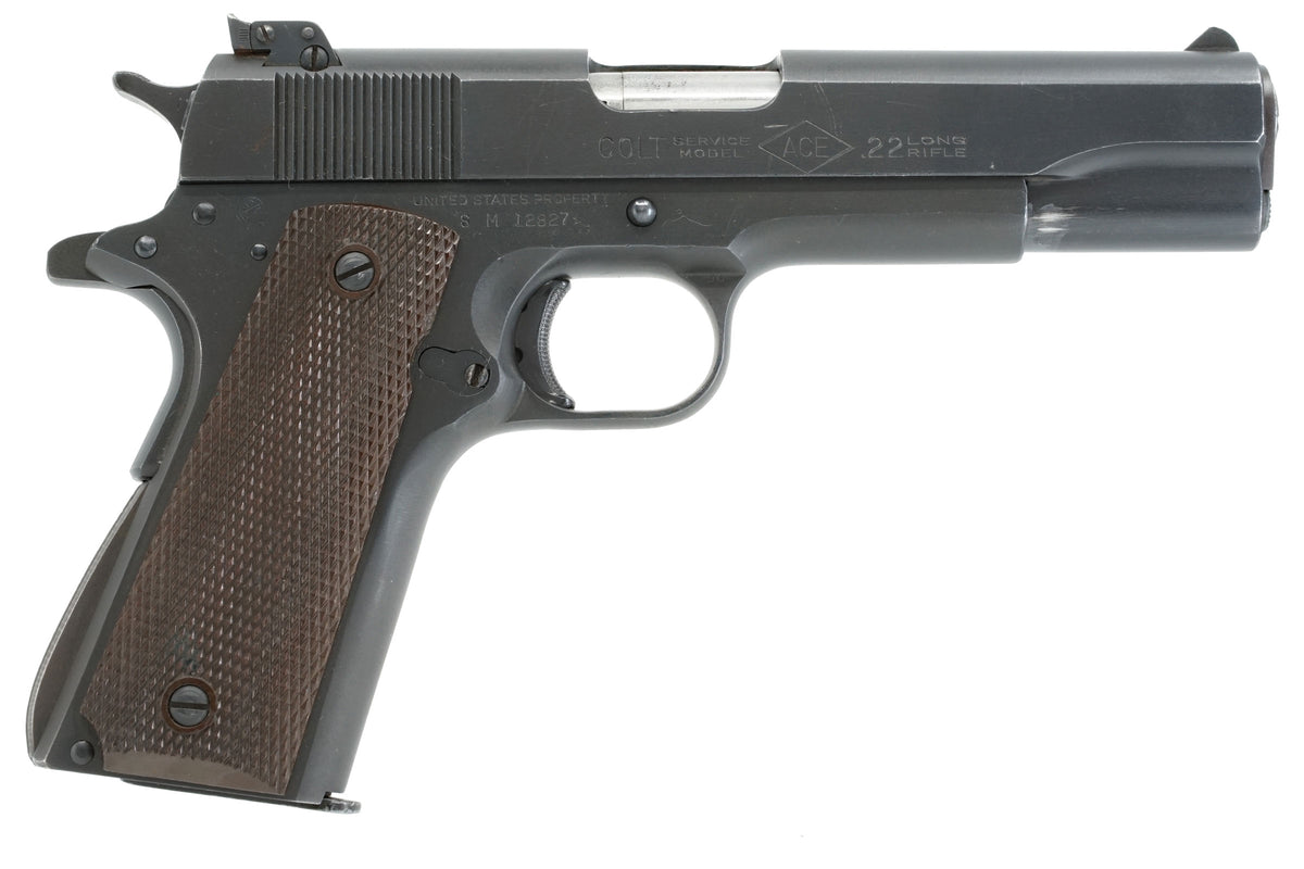 Colt Service Model Ace 22LR SN:SM12827 MFG:1945