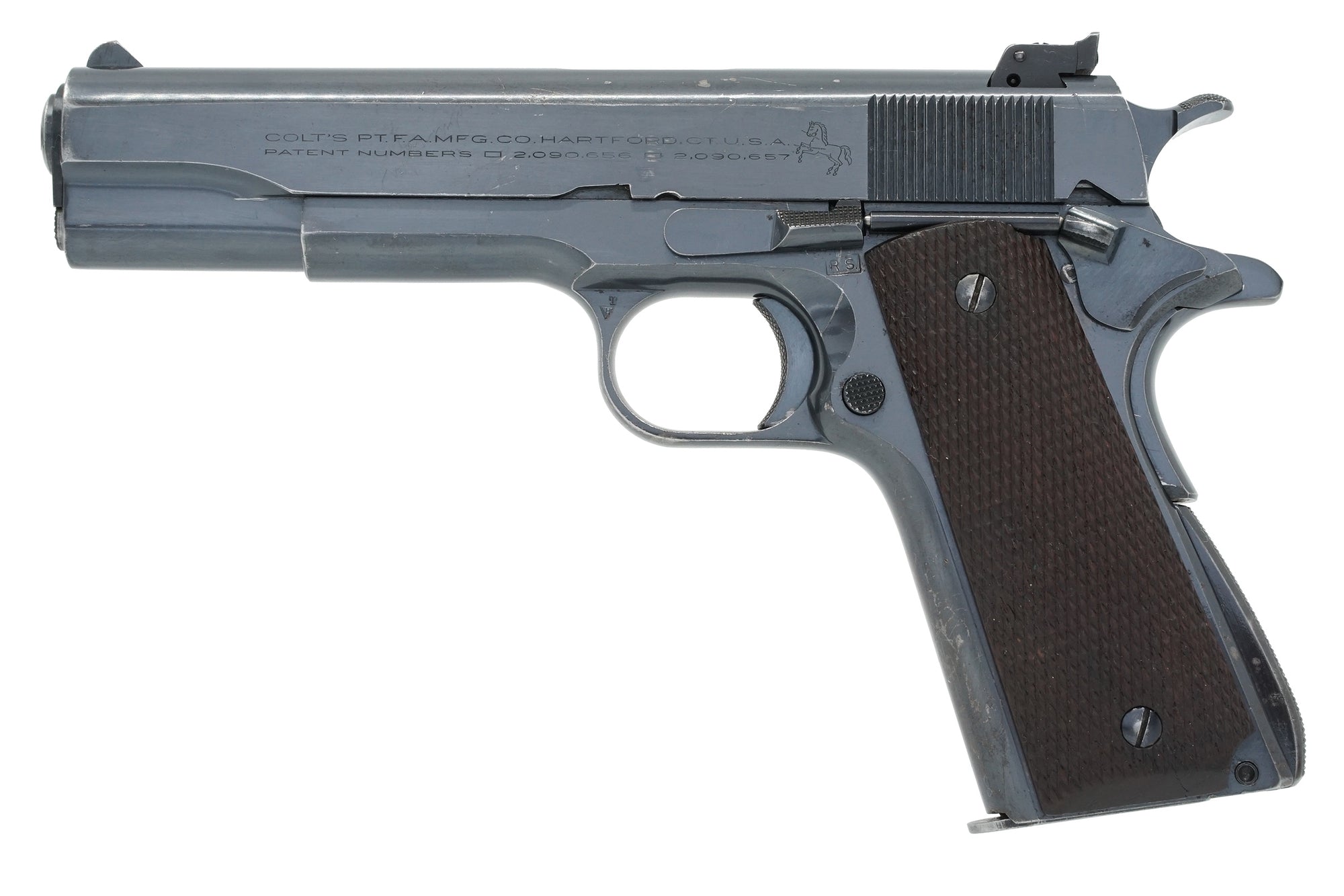 Colt Service Model Ace 22LR SN:SM2033 MFG:1941