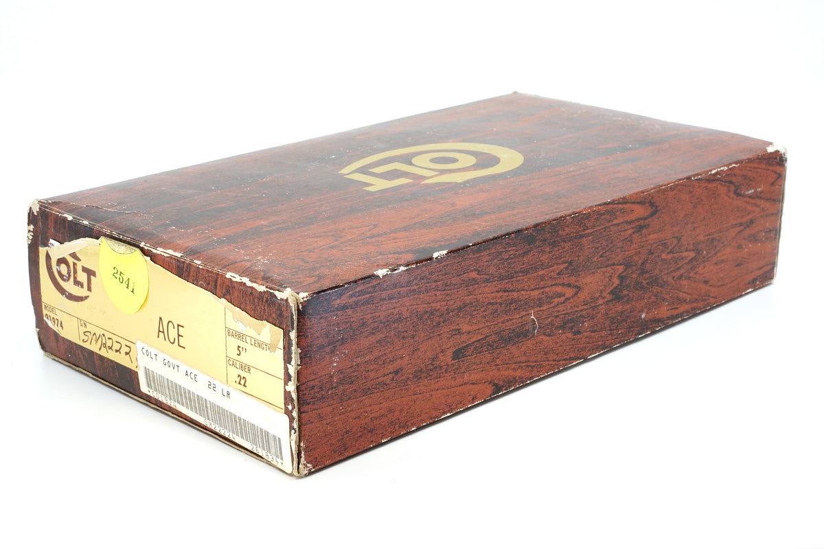 Colt Service Model Ace 22LR SN:SM22224 MFG:1979