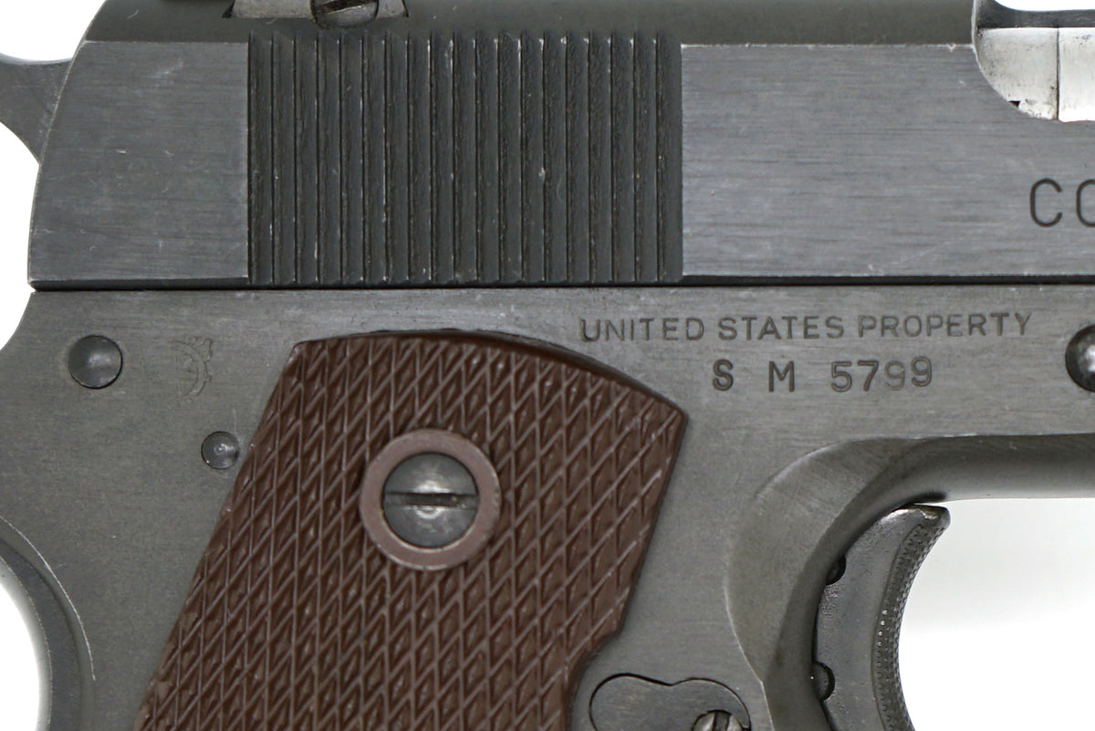 Colt Service Model Ace 22LR SN:SM5799 MFG:1945 Navy