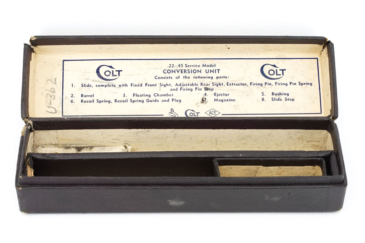 Colt .22-45 Conversion Unit SN:U-362 MFG:1939