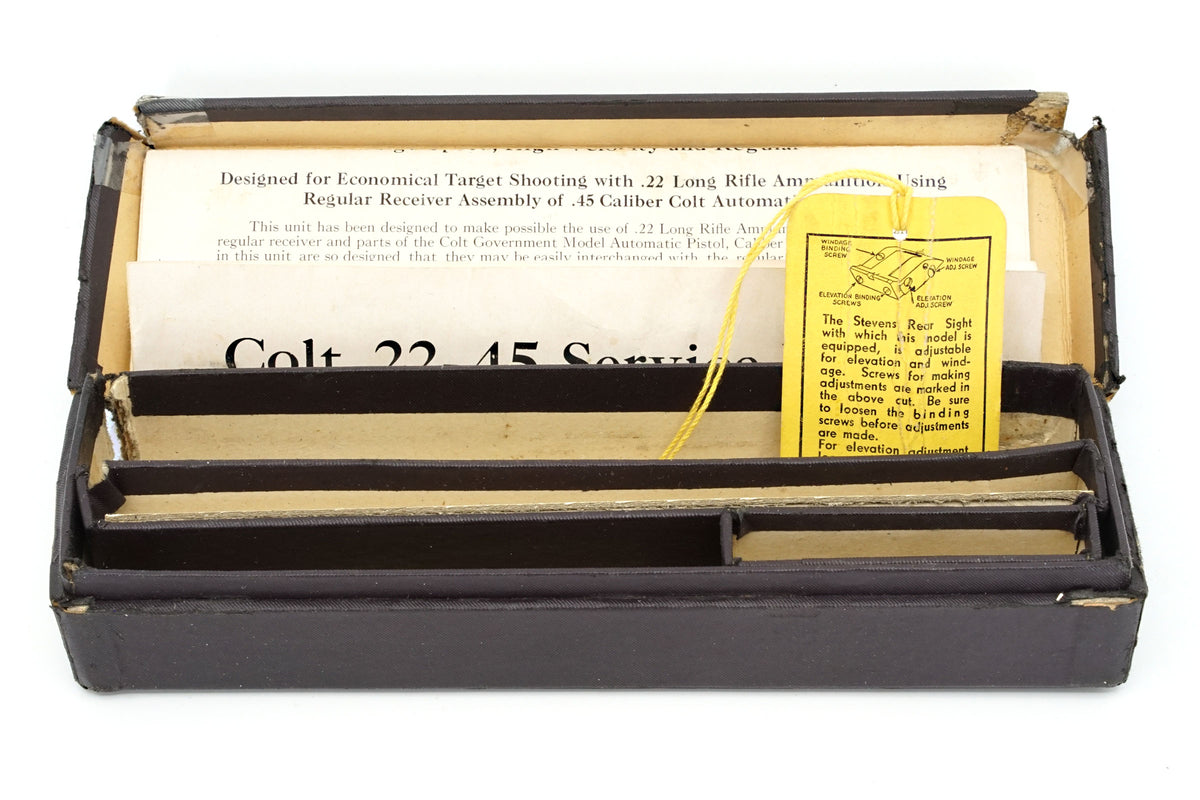 Colt .22-45 Conversion Unit SN:U-1608 MFG:1942 USMC