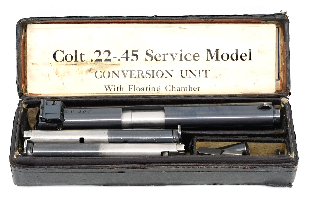 Colt .22-45 Conversion Unit SN:U-302 MFG:1939 Army