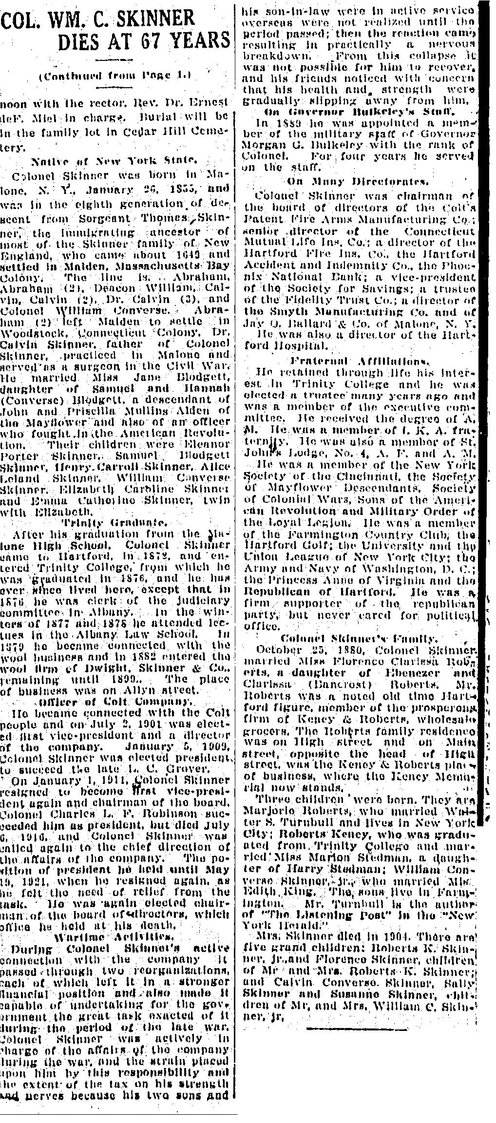 Colt Government Model 45ACP SN:C3381 MFG:1913 - Skinner